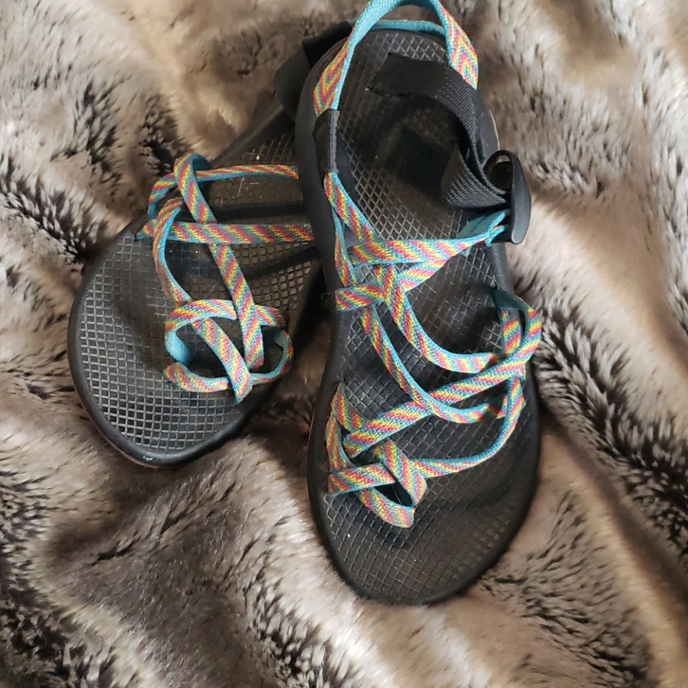 Women's rainbow chacos